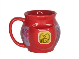 Runde keramiske kakekrus