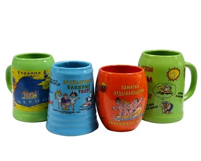 Barrel Shaped Ceramic Beer Mug Barrel Shaped Ceramic Beer Mug